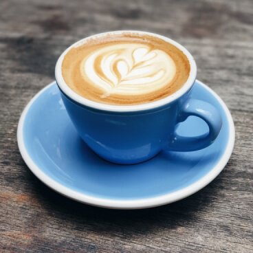 Café con leche en Rambla Catalunya